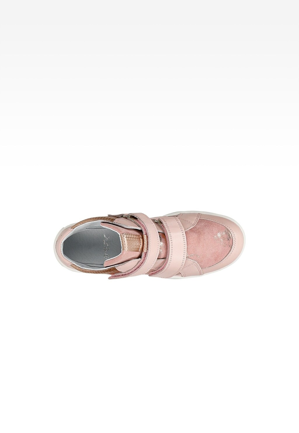 Sneakers BARTEK 27414-035, dla dziewcząt, różowo-złoty Widok 4