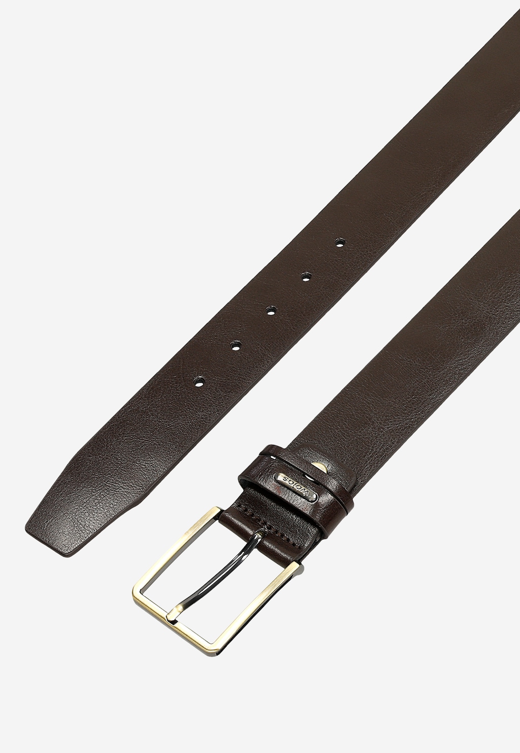 Hnedý klasický pánsky opasok 93117-52 Widok 4