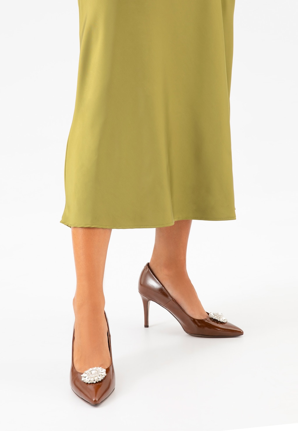 Okrúhla ozdoba na topánky s krištáľmi 98541-19 Widok 5