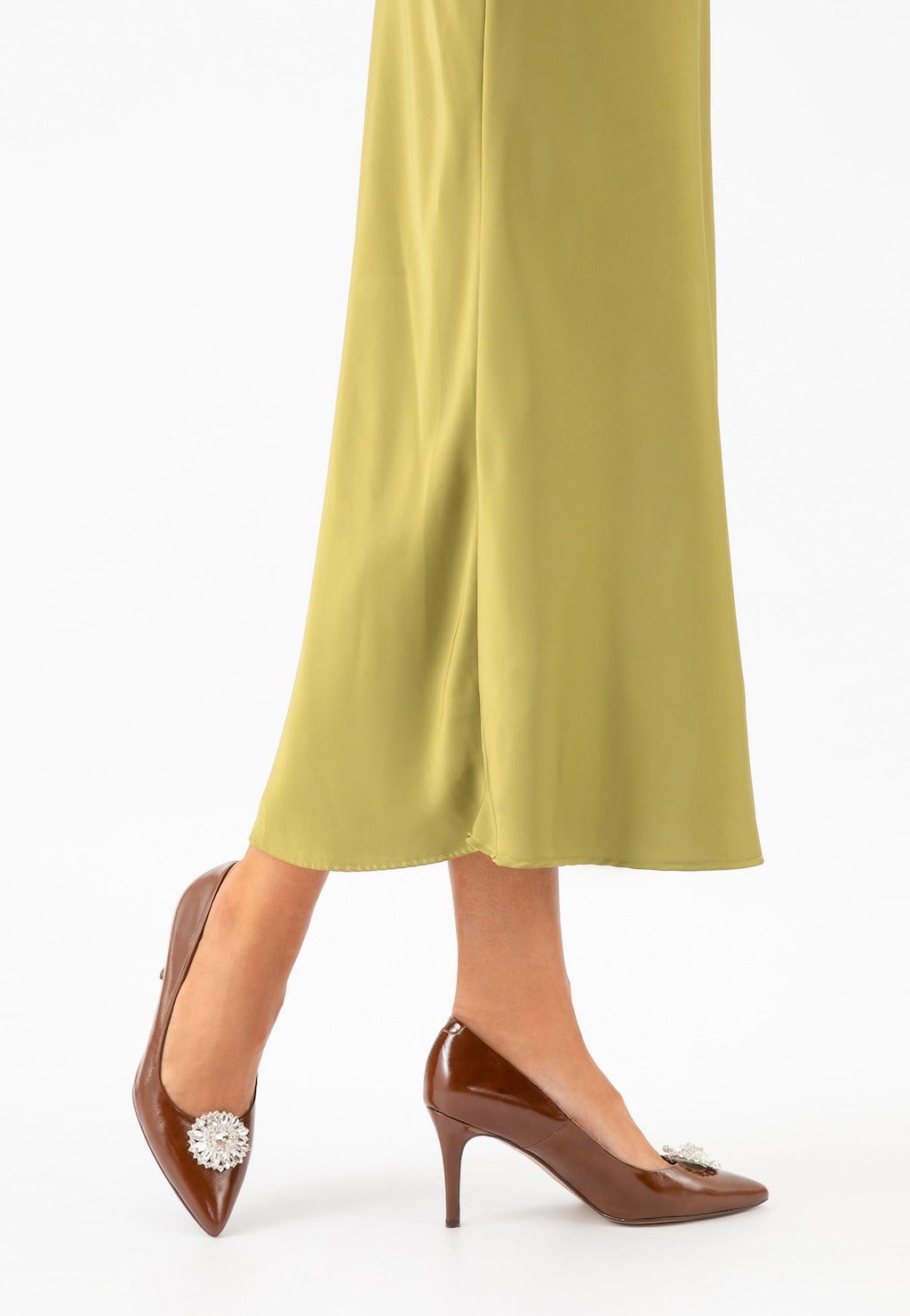 Okrúhla ozdoba na topánky s krištáľmi 98541-19 Widok 1