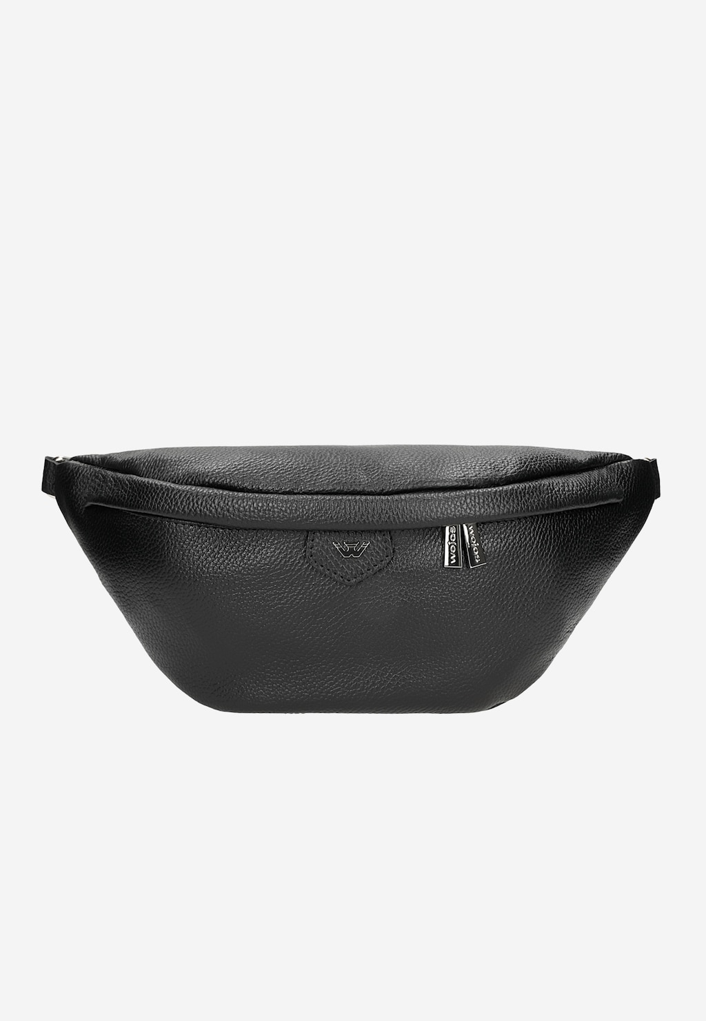 Elegantní dámská ledvinka z hladké černé kůže 80195-51 Widok 2