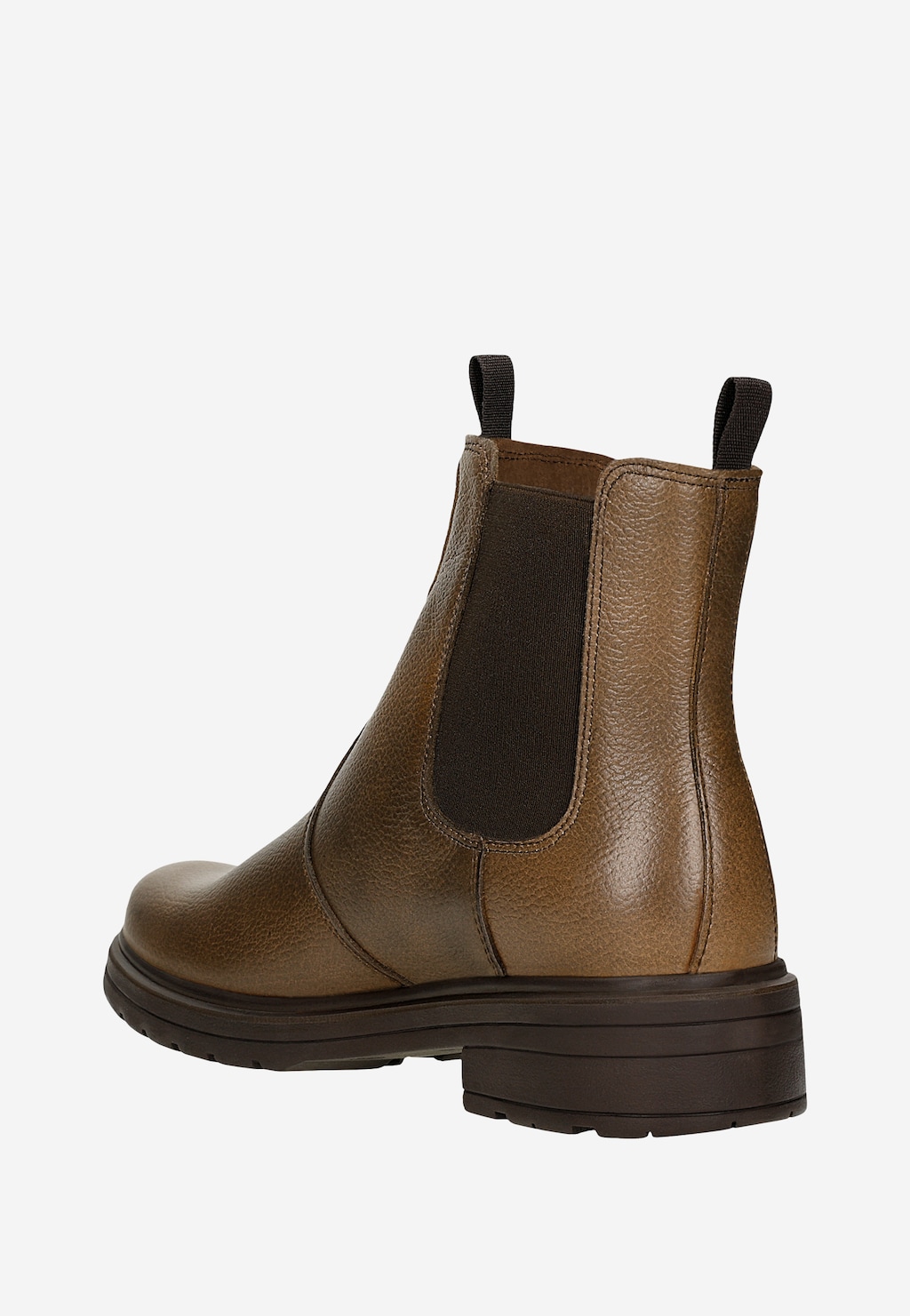 Ciemnobeżowe sztyblety damskie 55089-07 Widok 3