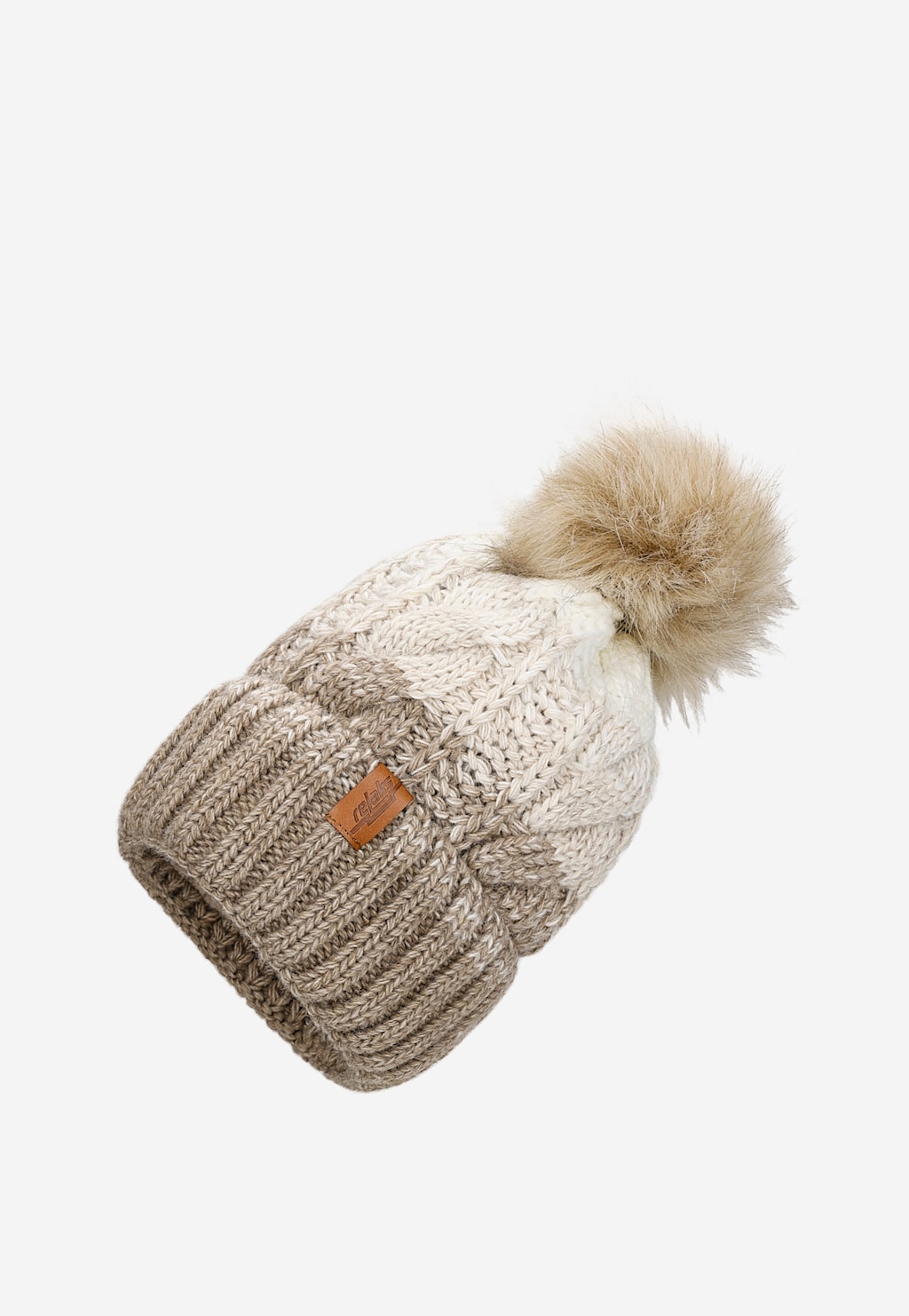 Dvojfarebná sada RELAKS čiapka + šál R96028-84 Widok 2