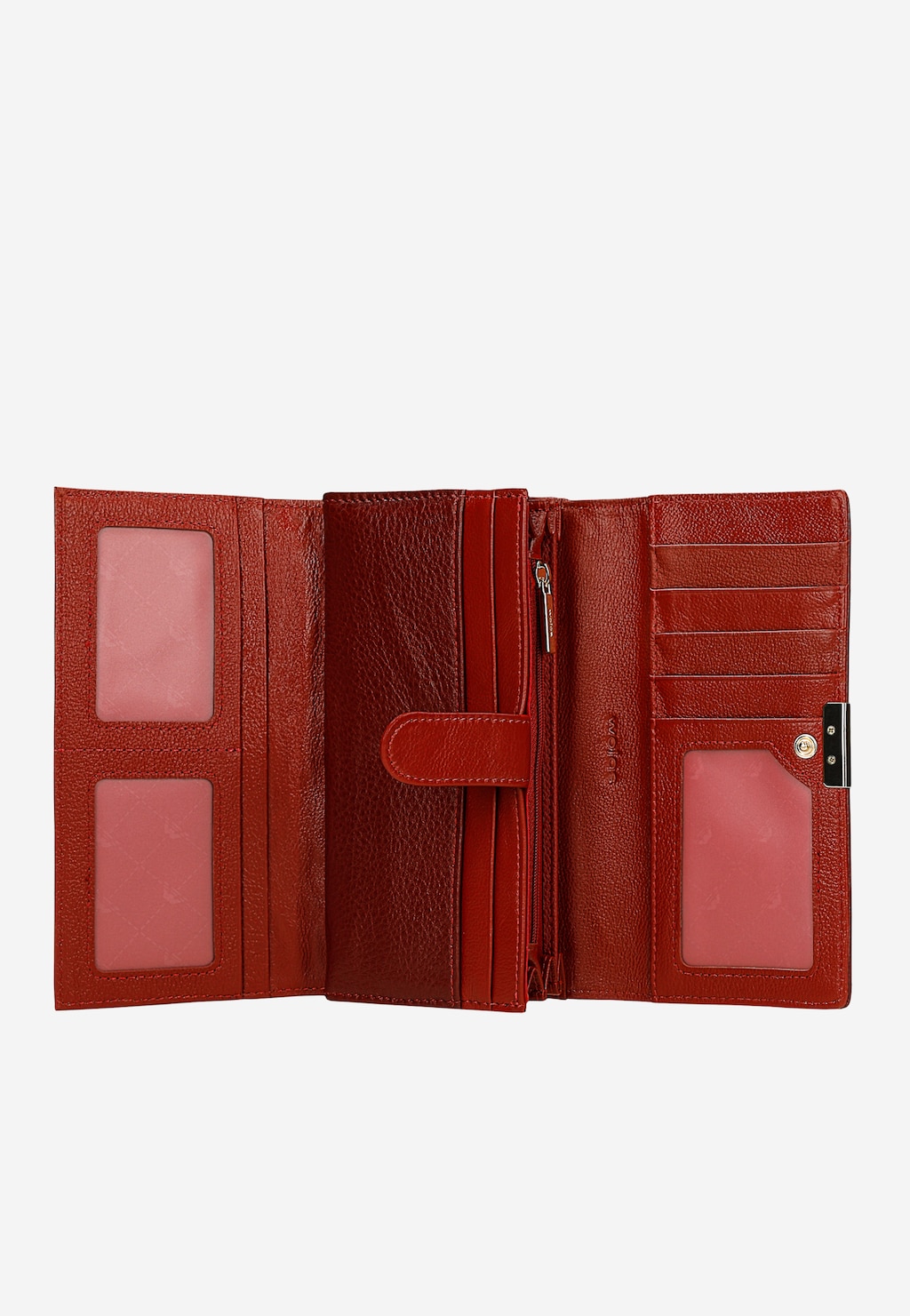 Červená dámská peněženka z hladké kůže 91088-55 Widok 6