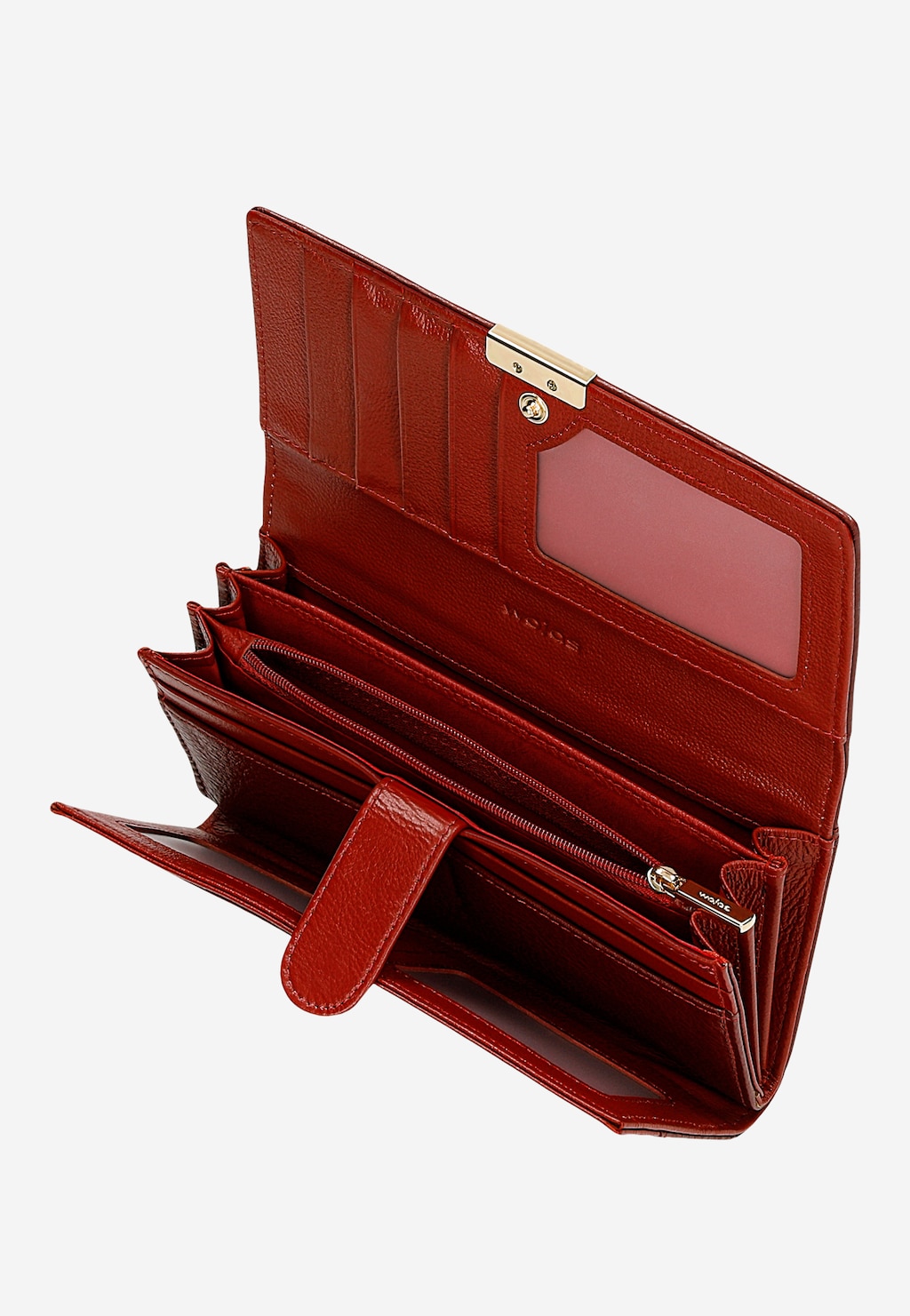 Červená dámská peněženka z hladké kůže 91088-55 Widok 7