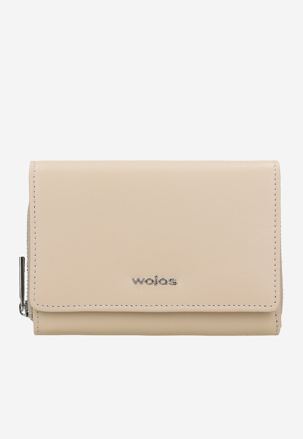 Malá béžová dámská peněženka z hladké kůže 91084-54 Widok 2