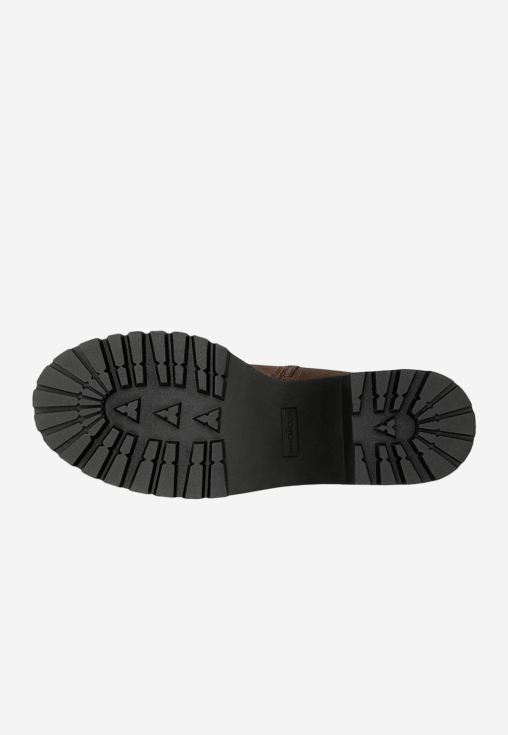 Hnědé dámské kotníkové boty s zateplením 55233-52 Widok 6