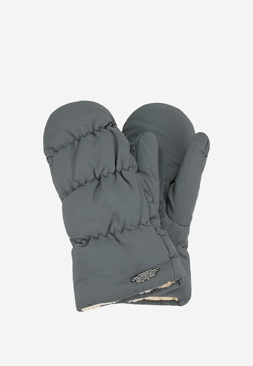 Oteplené popolavé rukavice RELAKS R95004-40 Widok 1