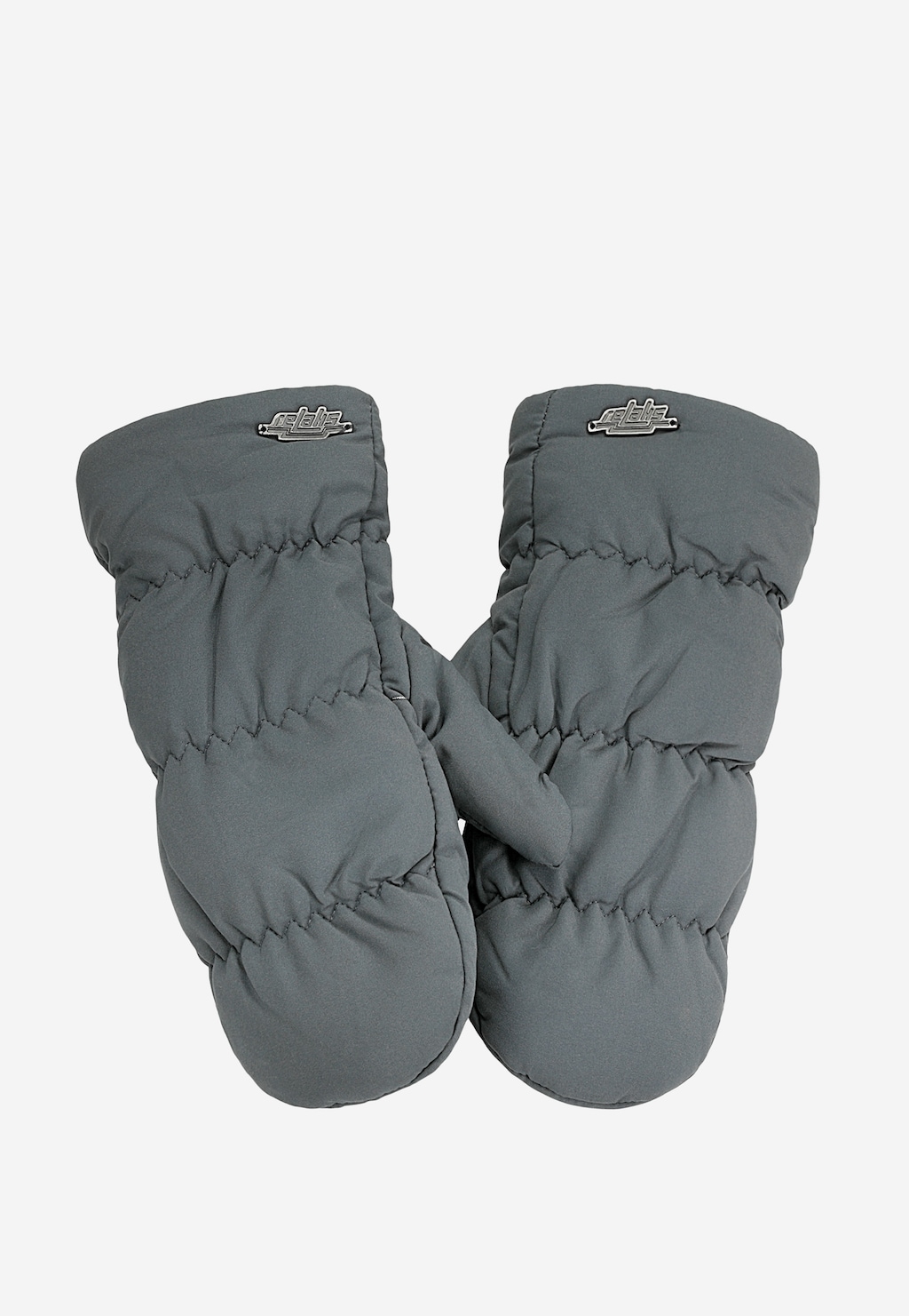 Oteplené popolavé rukavice RELAKS R95004-40 Widok 3