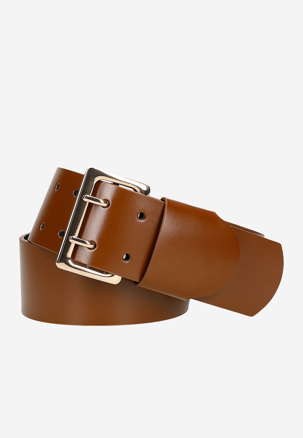 Hnědý dámský kožený opasek 93111-52 Widok 1