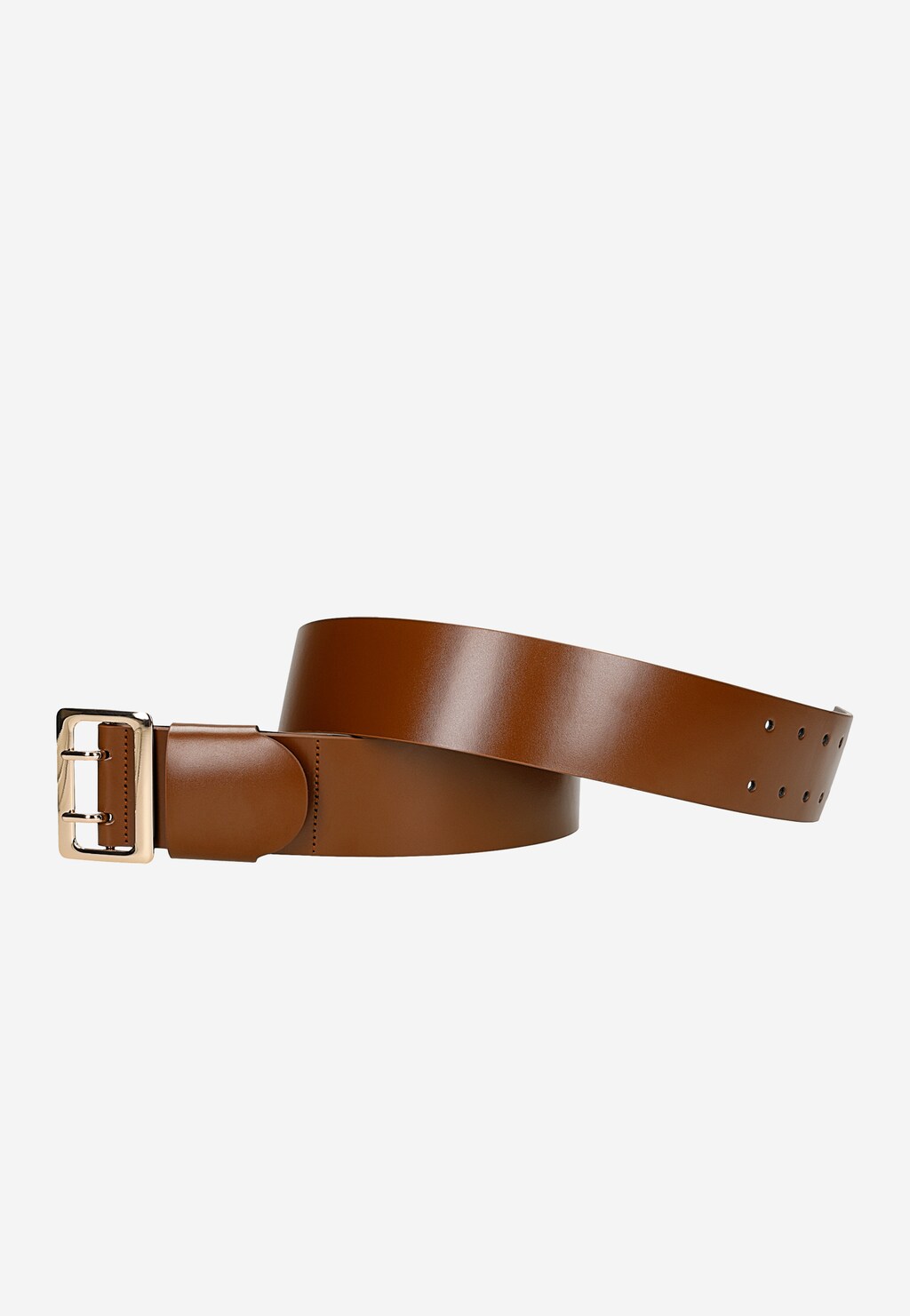 Hnědý dámský kožený opasek 93111-52 Widok 2