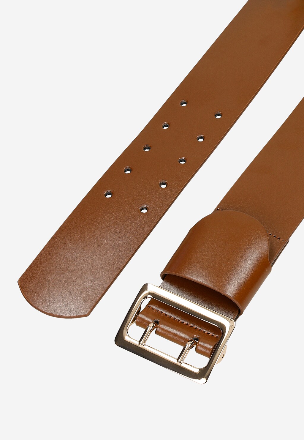 Hnědý dámský kožený opasek 93111-52 Widok 4