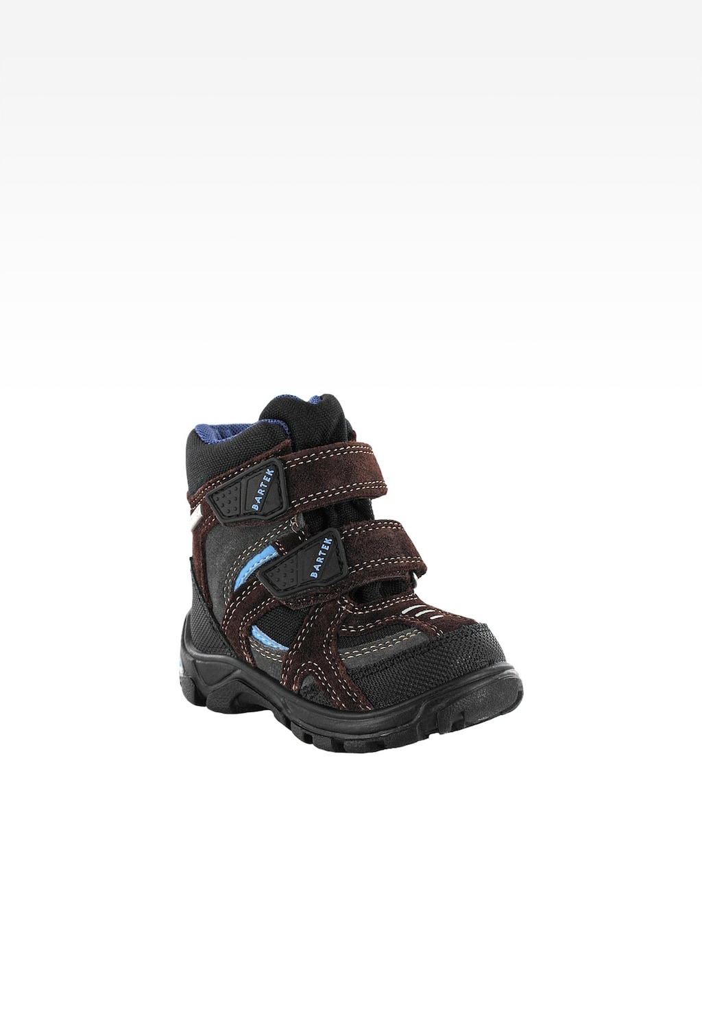 Zateplené kotníkové boty BARTEK T-11929/W47, hnědo-šedé Widok 2