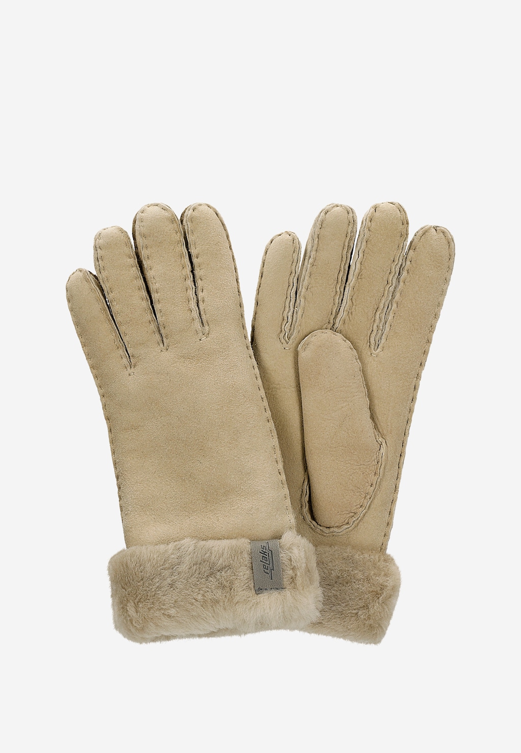 Teplé béžové pánské rukavice RELAKS R95000-54 Widok 1