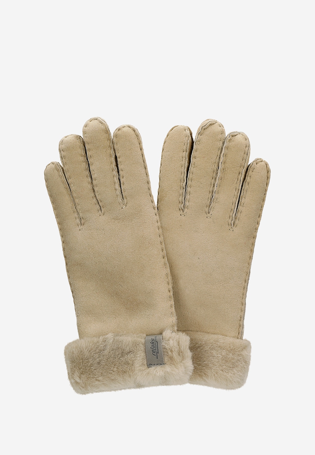 Teplé béžové pánské rukavice RELAKS R95000-54 Widok 2