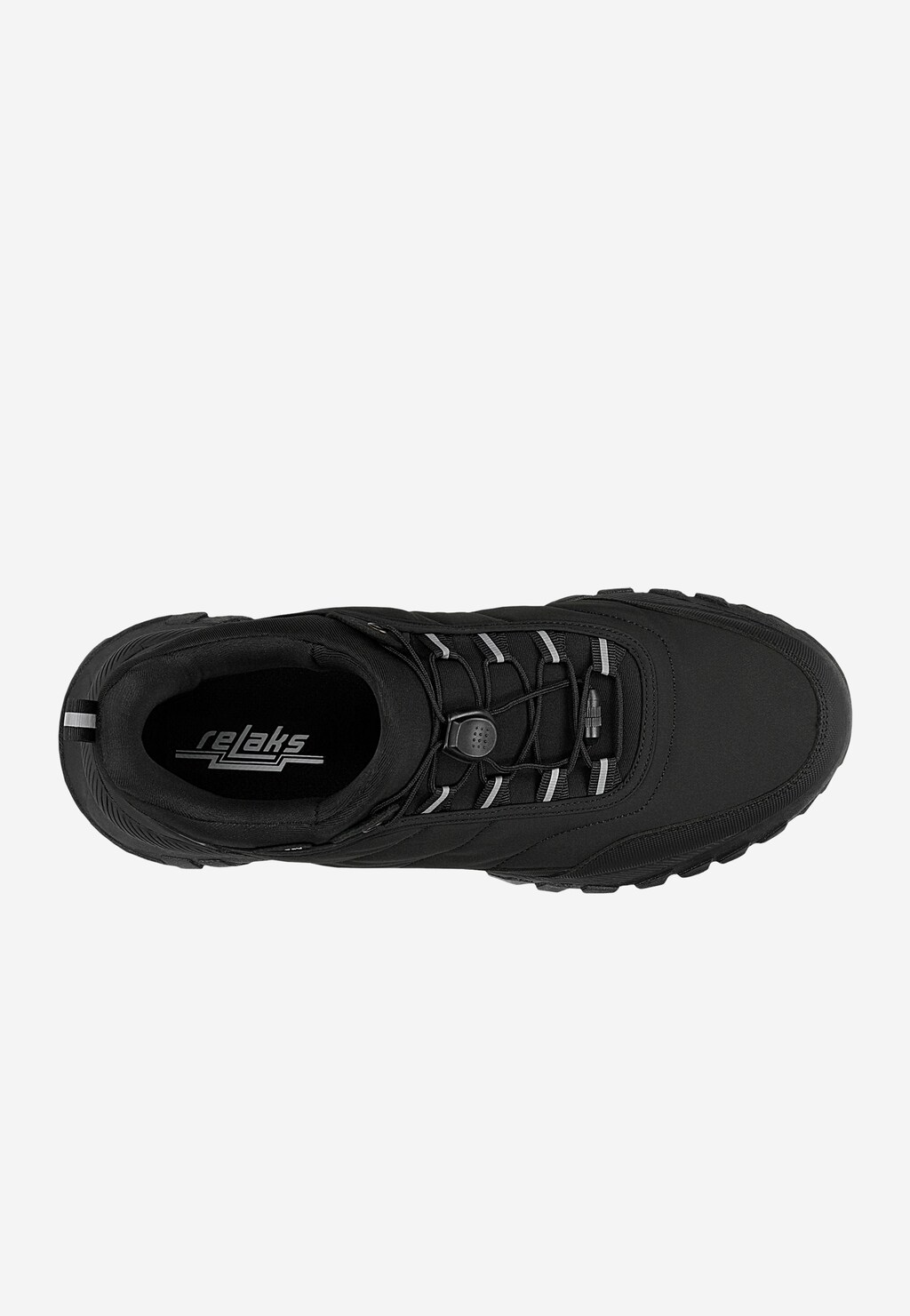 Czarne sneakersy RELAKS z membraną nano-TEX™ R10114-11 Widok 4