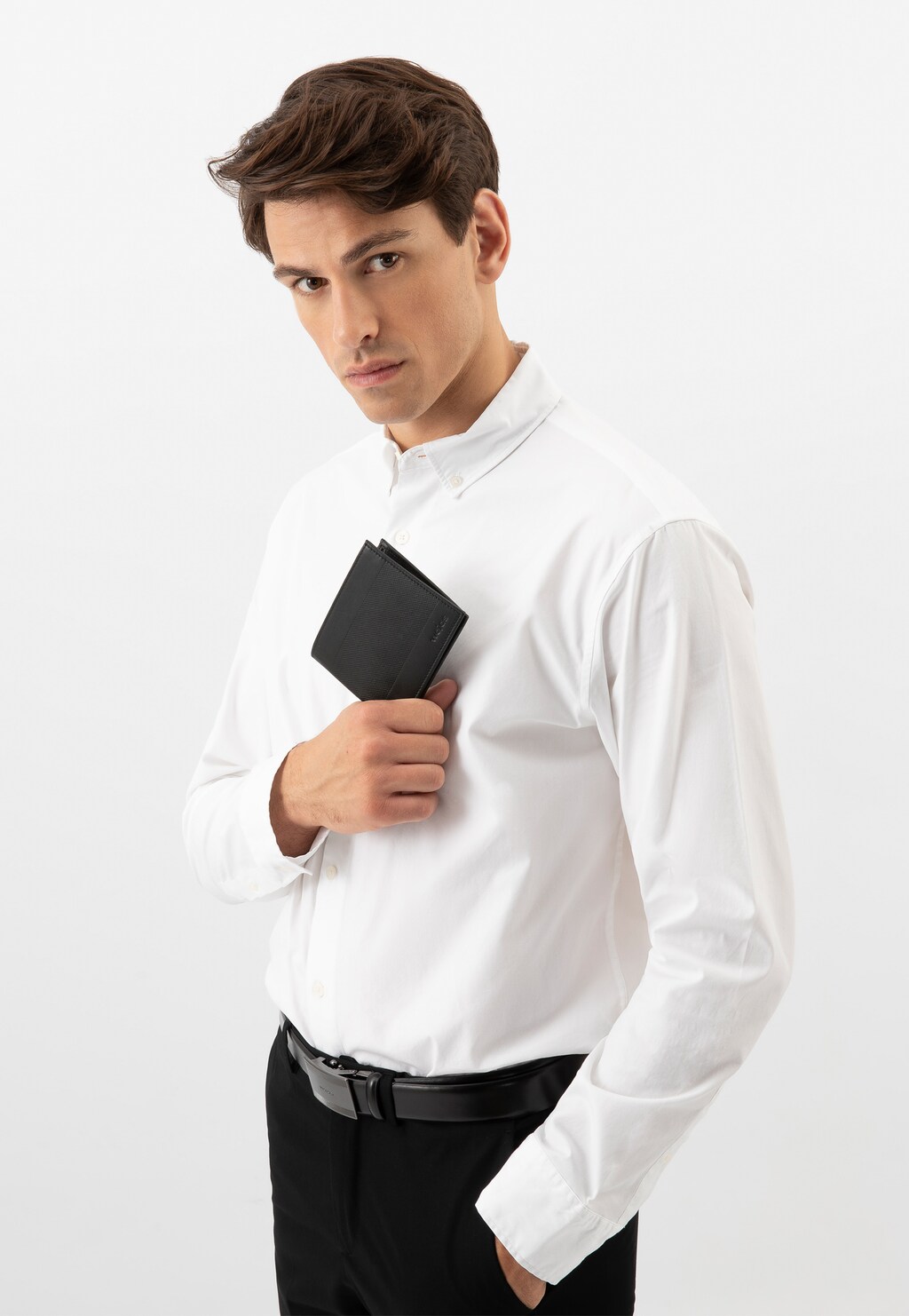 Velká kožená pánská peněženka se zajímavou texturou 91080-51 Widok 9