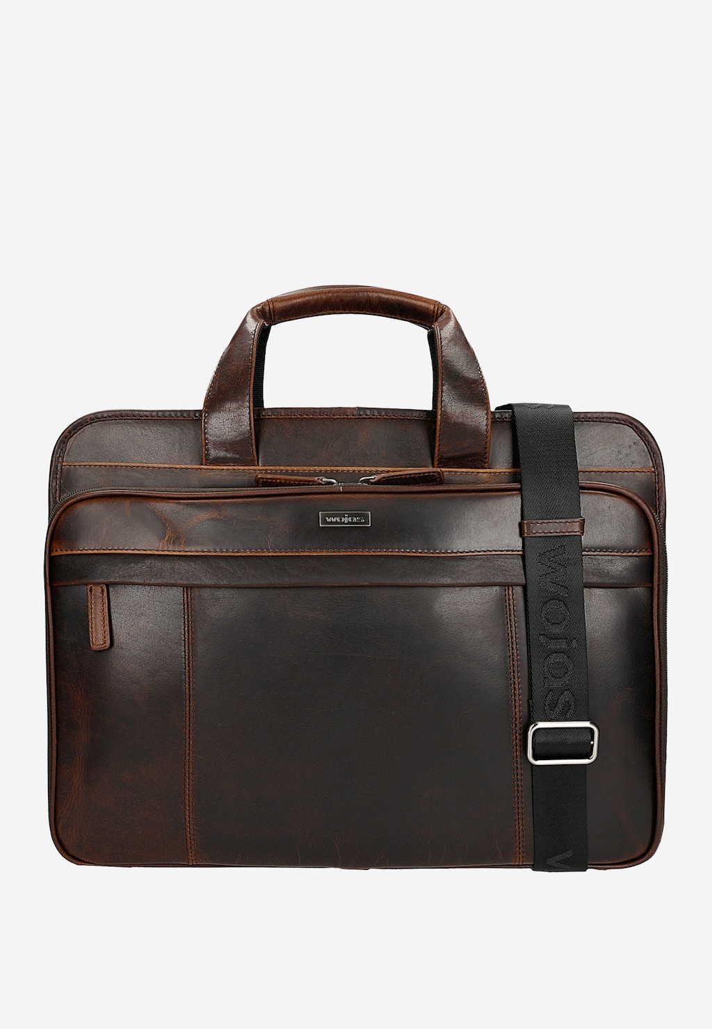 Velká pánská taška v hnědé barvě s množstvím kapes 80072-52 Widok 2