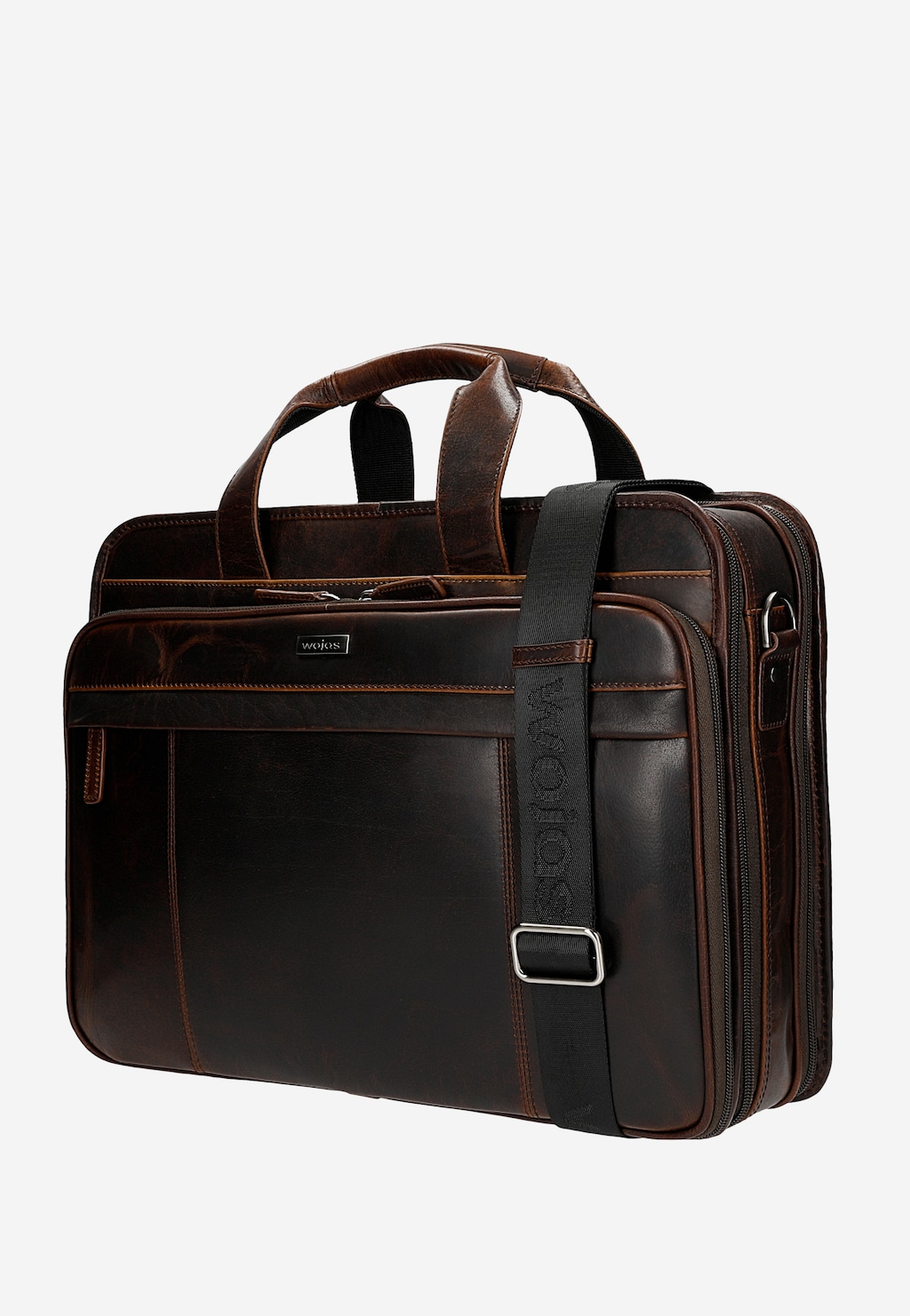 Velká pánská taška v hnědé barvě s množstvím kapes 80072-52 Widok 3