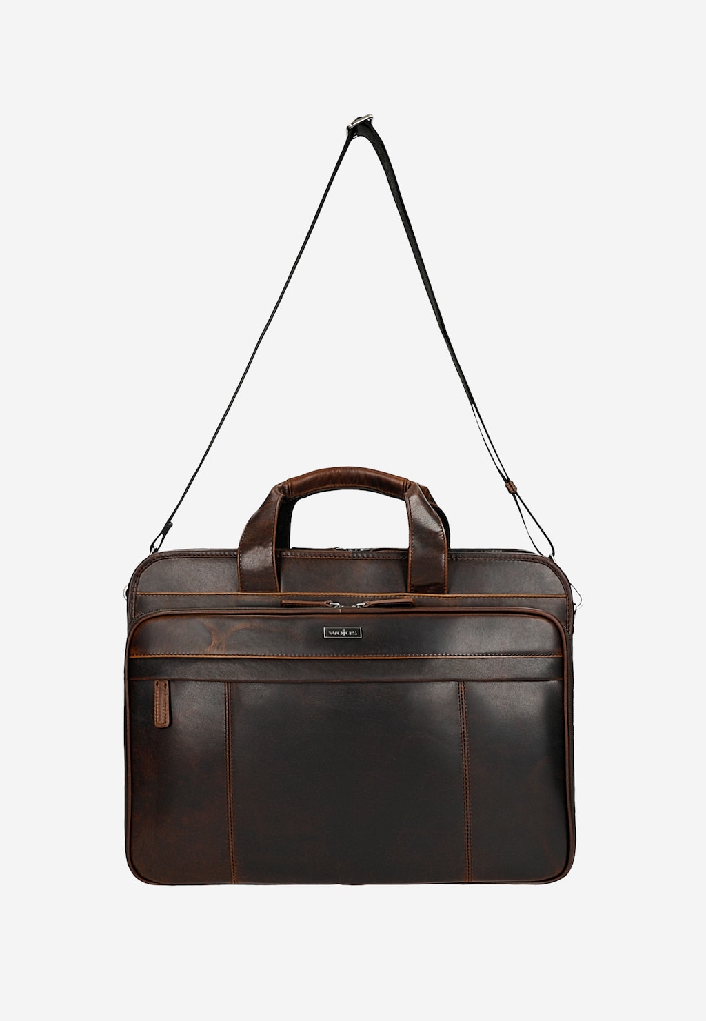 Velká pánská taška v hnědé barvě s množstvím kapes 80072-52 Widok 5