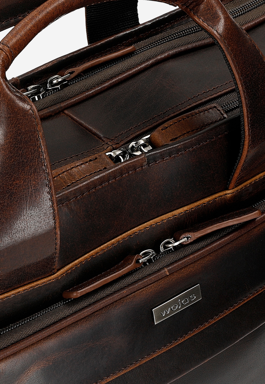 Velká pánská taška v hnědé barvě s množstvím kapes 80072-52 Widok 8