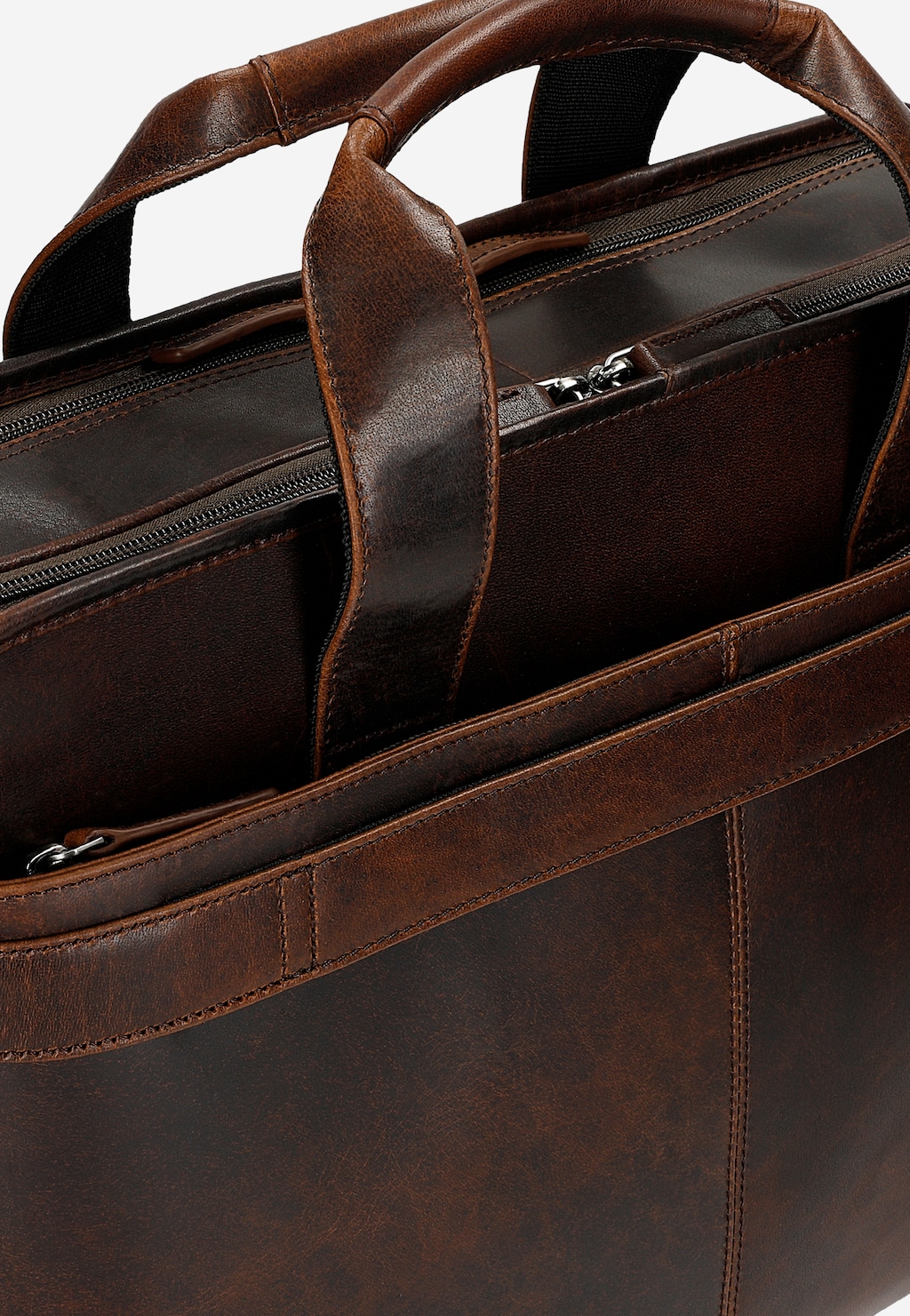 Velká pánská taška v hnědé barvě s množstvím kapes 80072-52 Widok 9