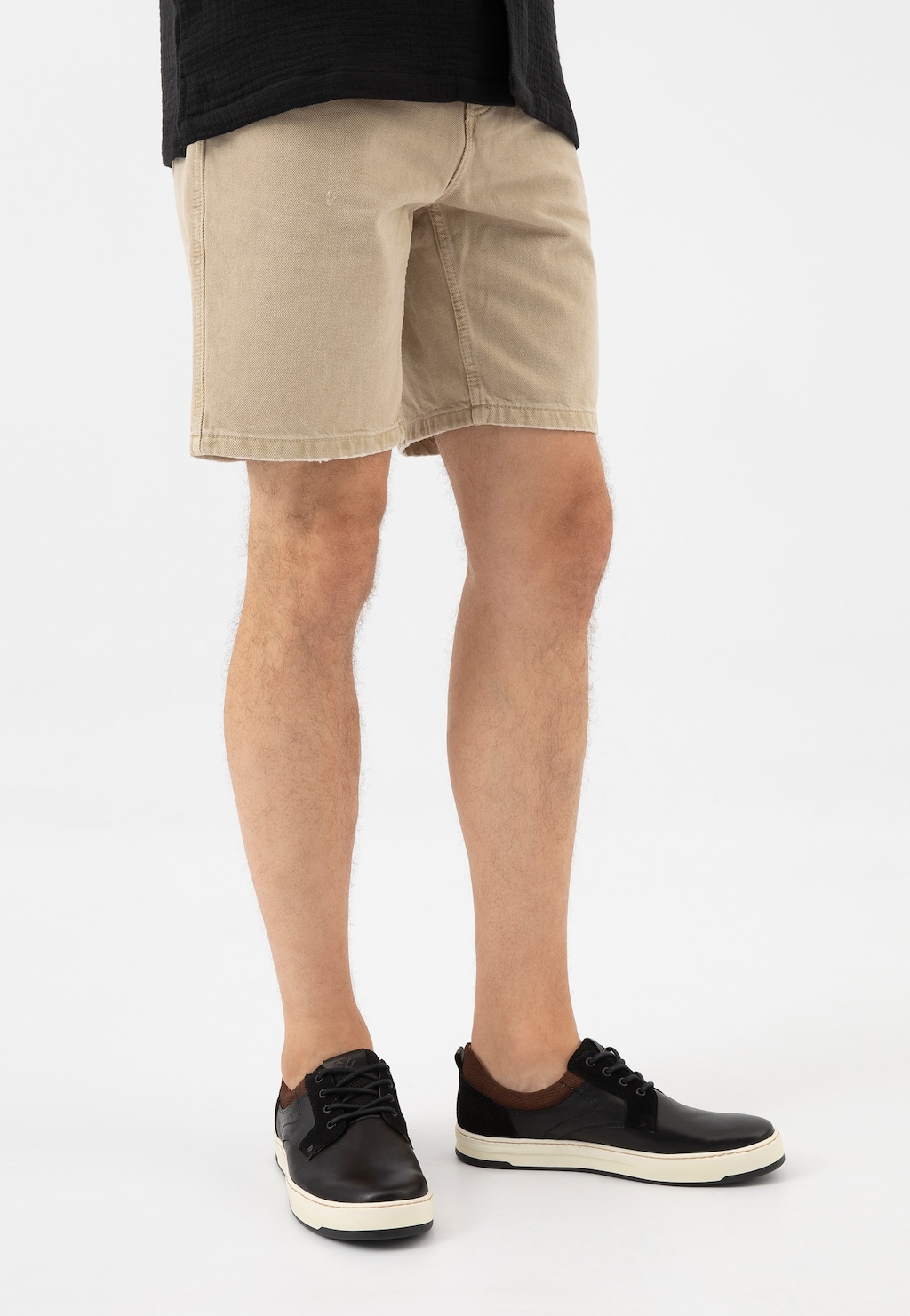 Čierne tenisky s hnedými vložkami 10220-71 Widok 8