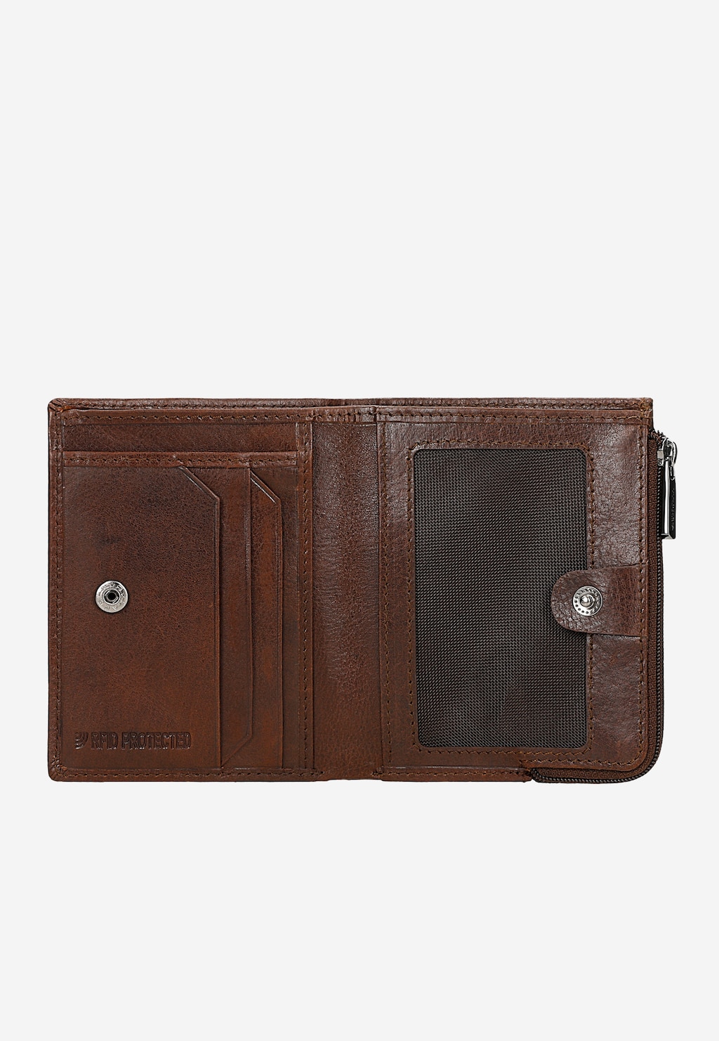 Hnědá kožená pánská peněženka 91091-52 Widok 4