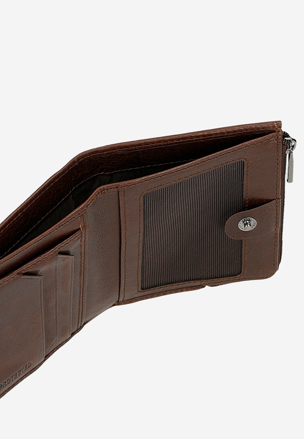Hnědá kožená pánská peněženka 91091-52 Widok 5