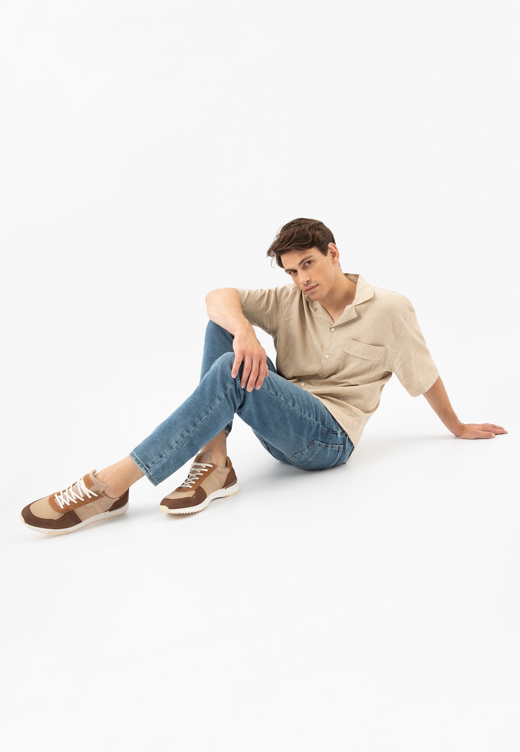 Monochromatické tenisky 10213-74 Widok 8