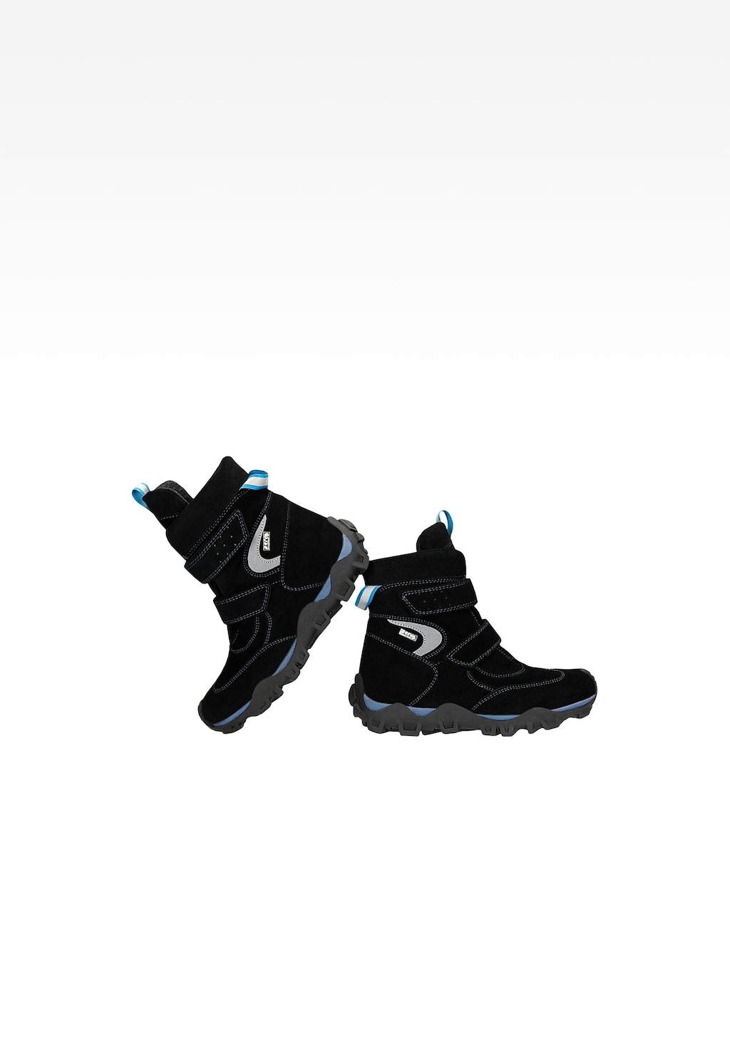 Zateplené kotníkové topánky BARTEK 17292020, čierno-modré Widok 6