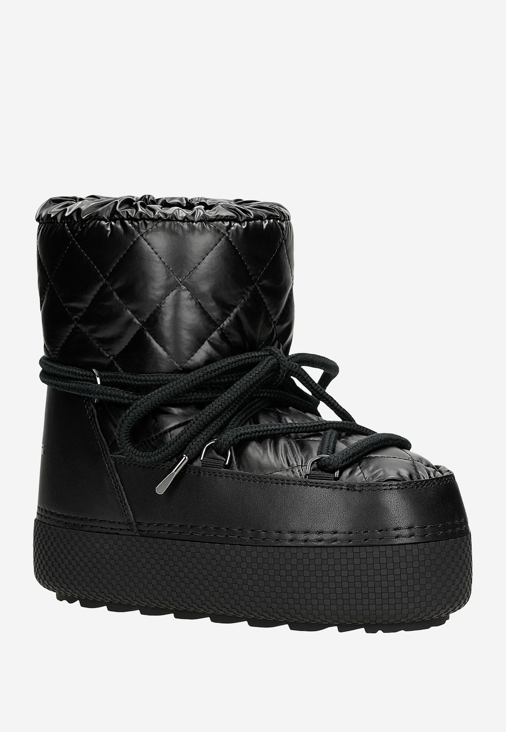 RELAKS čierne snehule s prešívaným materiálom R55131-81 Widok 2