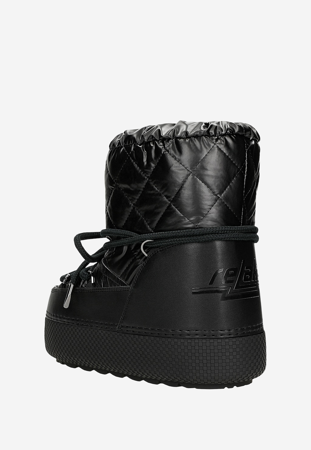 RELAKS čierne snehule s prešívaným materiálom R55131-81 Widok 3