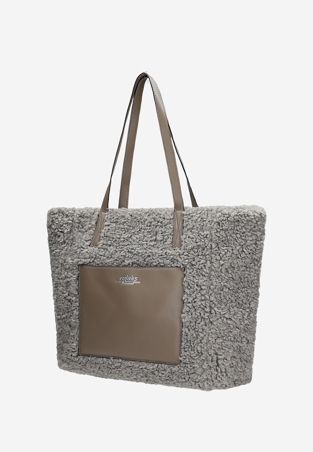 Sivá kožušinová dámska kabelka RELAKS R80005-60 Widok 2