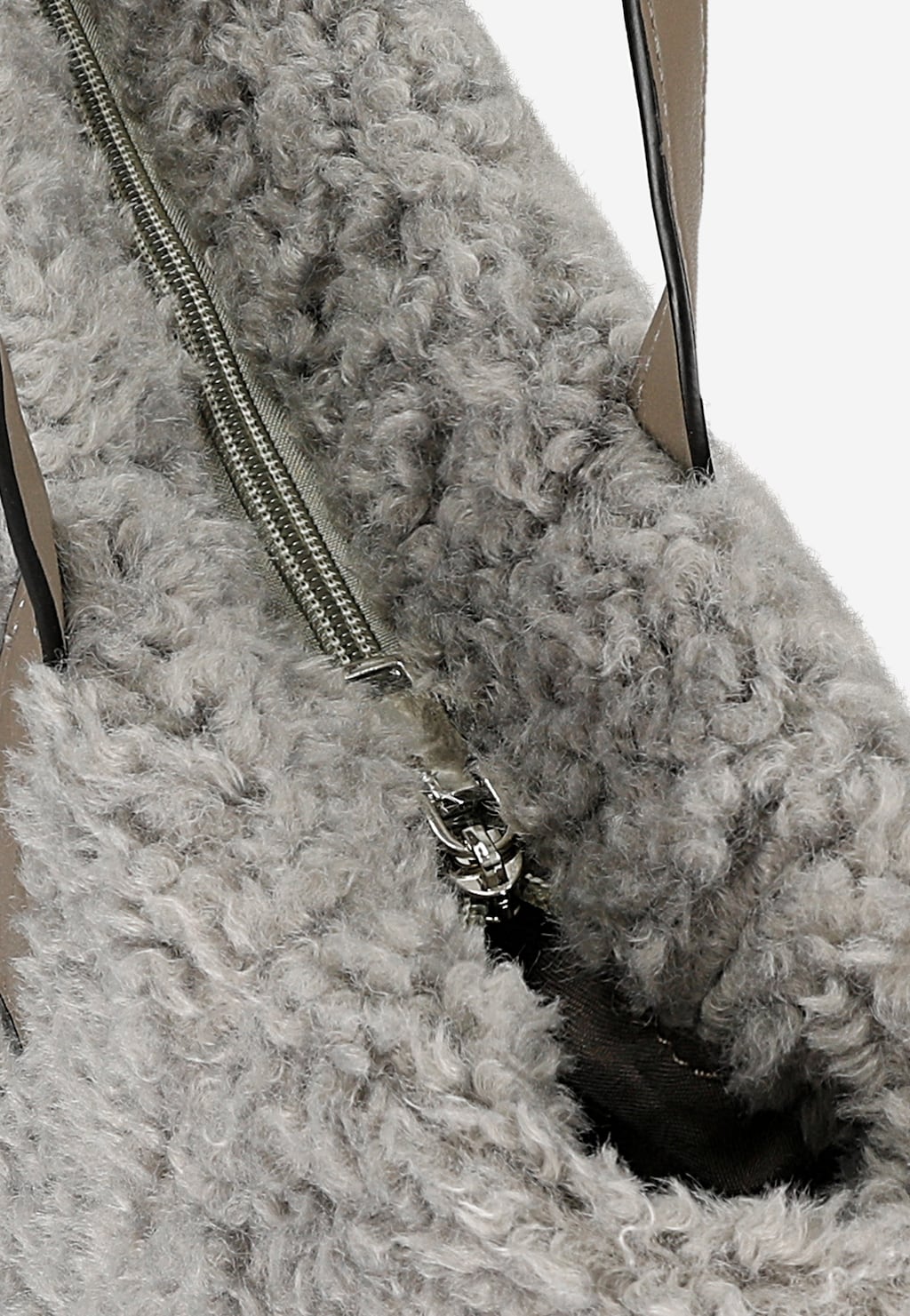 Sivá kožušinová dámska kabelka RELAKS R80005-60 Widok 5