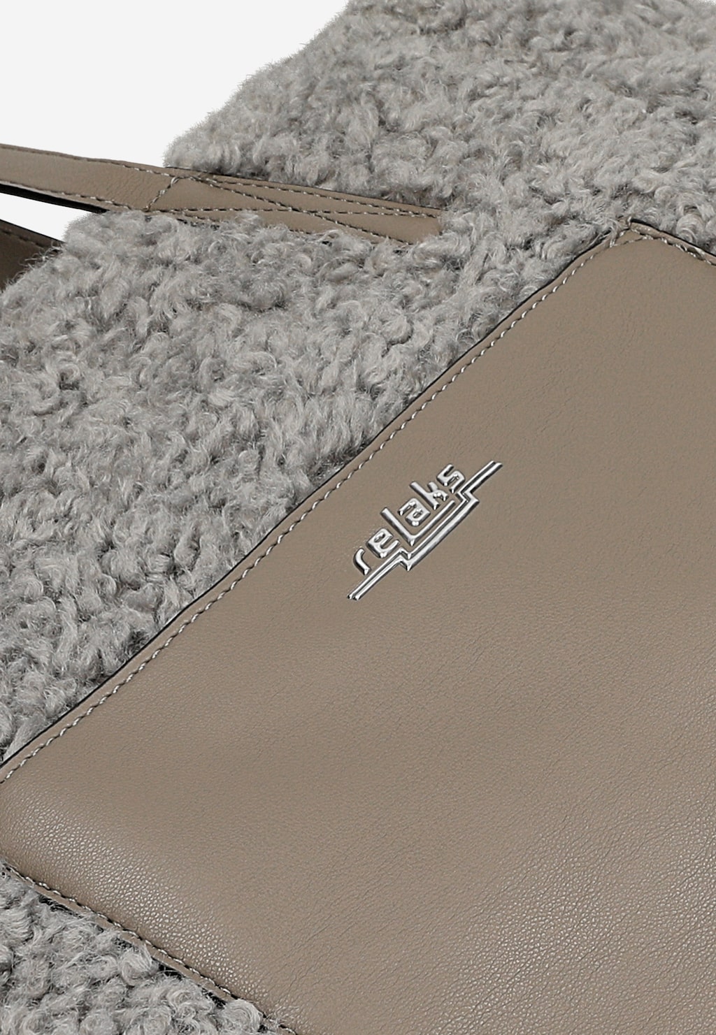 Sivá kožušinová dámska kabelka RELAKS R80005-60 Widok 6