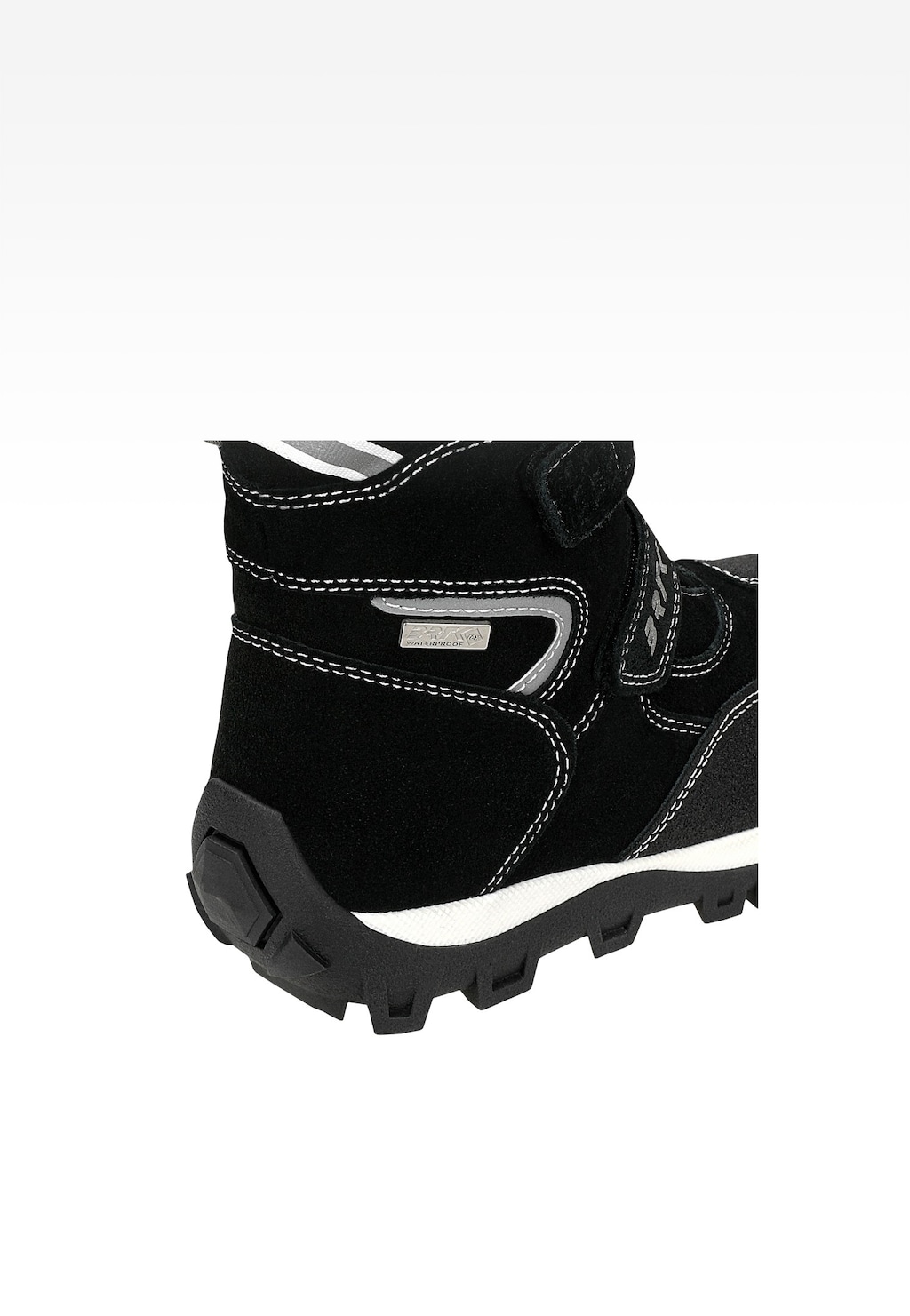 Zateplené kotníkové boty BARTEK 86306-69, černo-bílé Widok 7