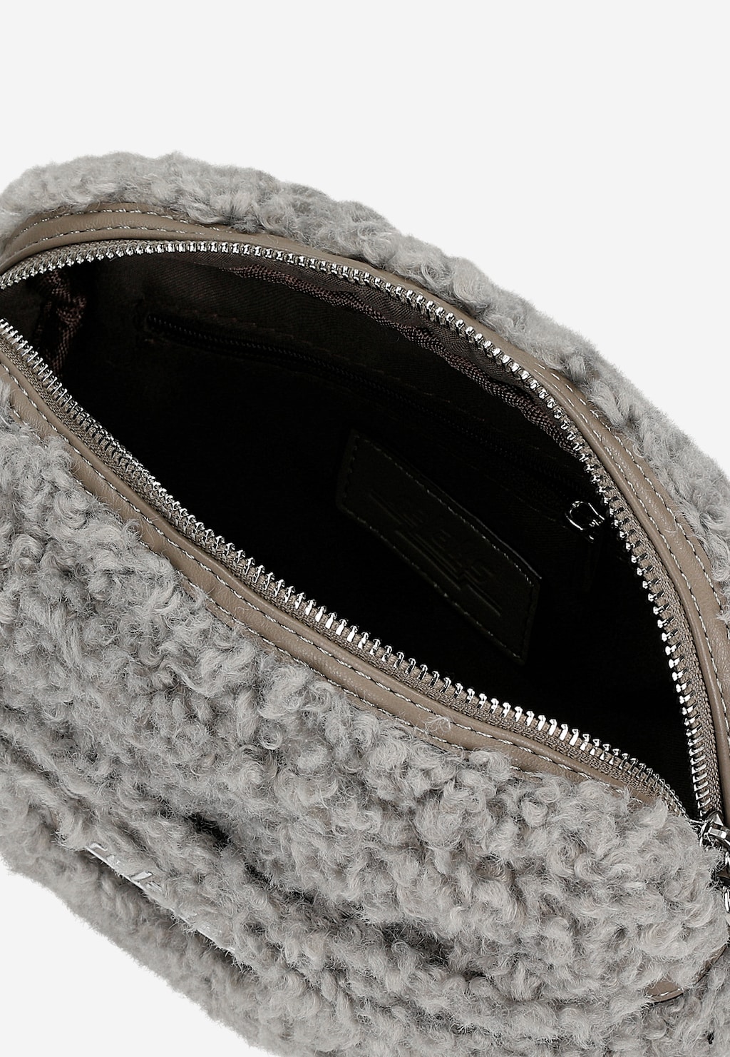 RELAKS malá šedá kabelka z umělé kožešiny R80006-60 Widok 5
