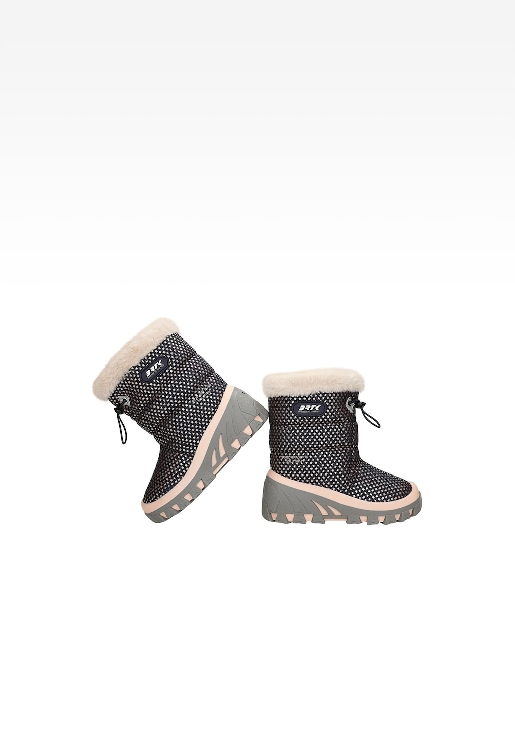 Snehule BARTEK 85001-14, pre dievčatá, béžovo-čierne Widok 6