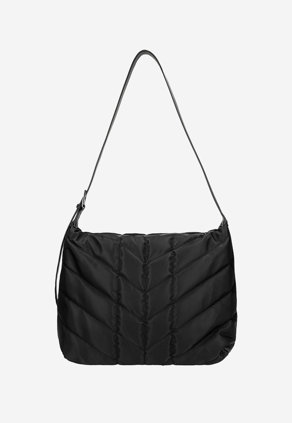 RELAKS černá prošívaná kabelka z materiálu R80007-11 Widok 3