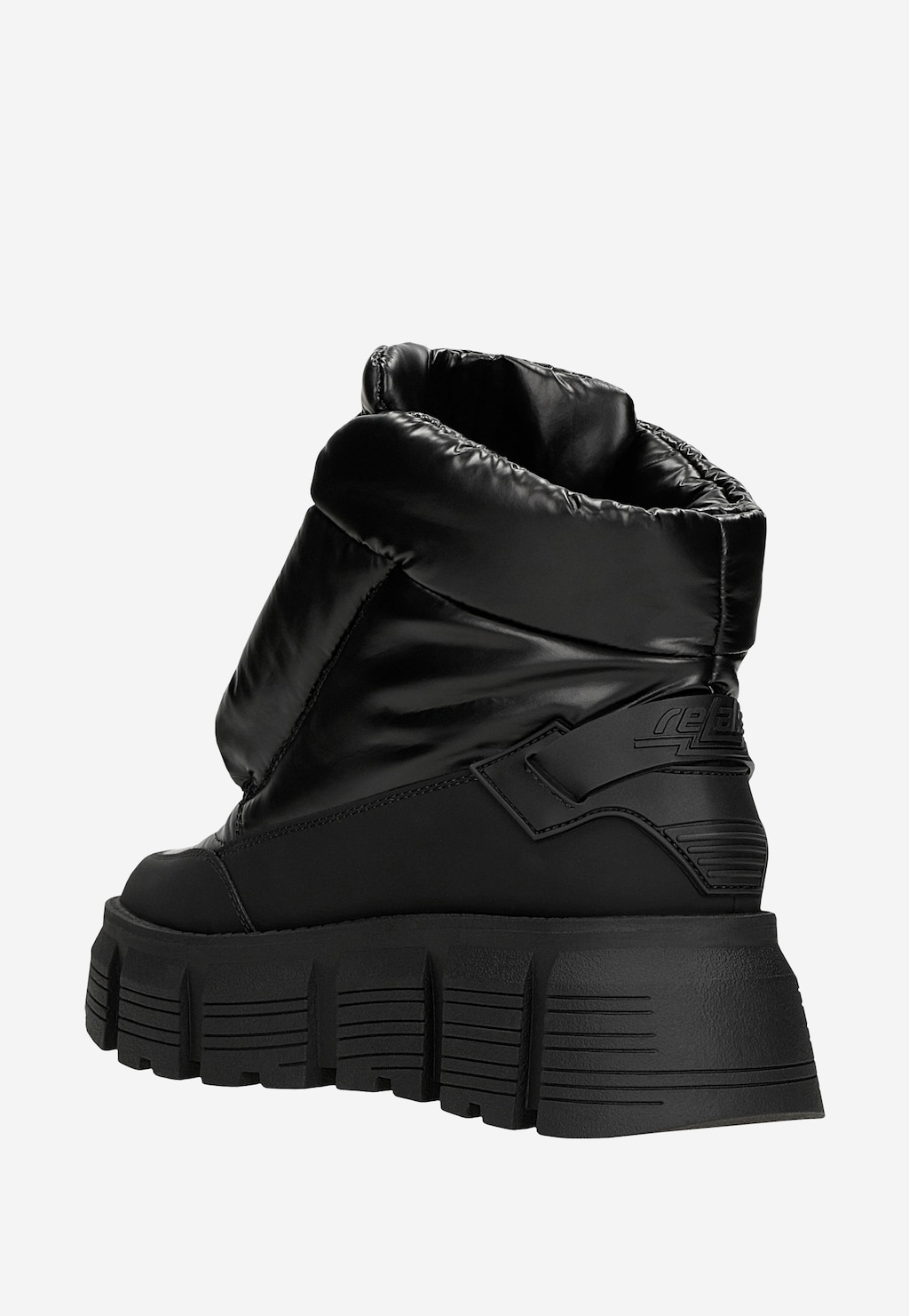 RELAKS černé dámské sněhule na masivní podrážce R64011-11 Widok 3