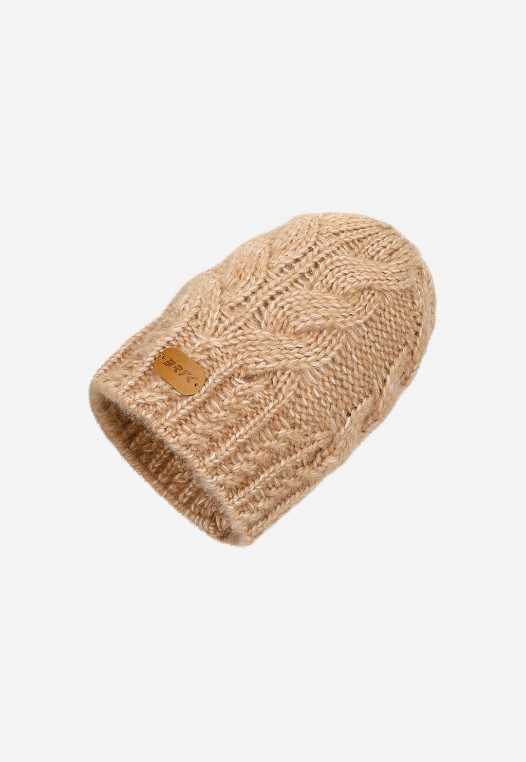 Svetlohnedý set BARTEK z merino vlny 85604-82, čiapka + nákrčník Widok 3