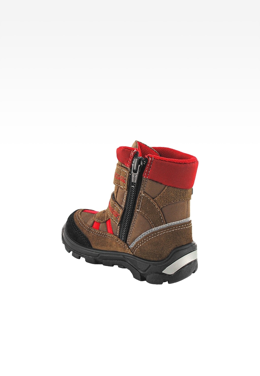 Zateplené topánky BARTEK T-31523/W64, hnedo-červené Widok 4