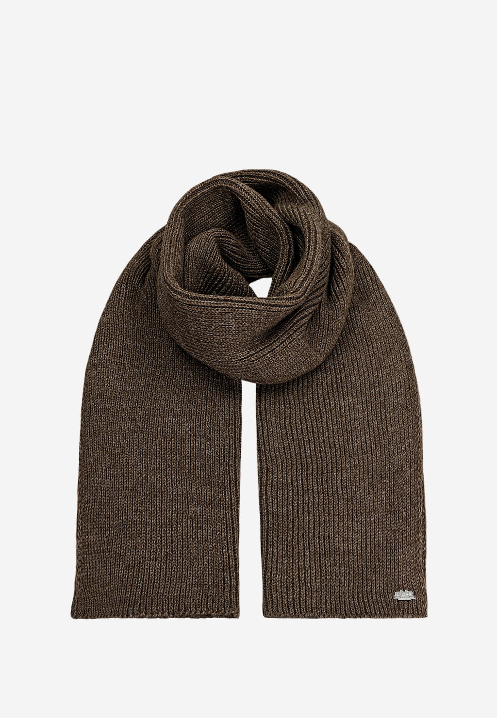 Hnedý šál s viskózou R96030-83 Widok 2