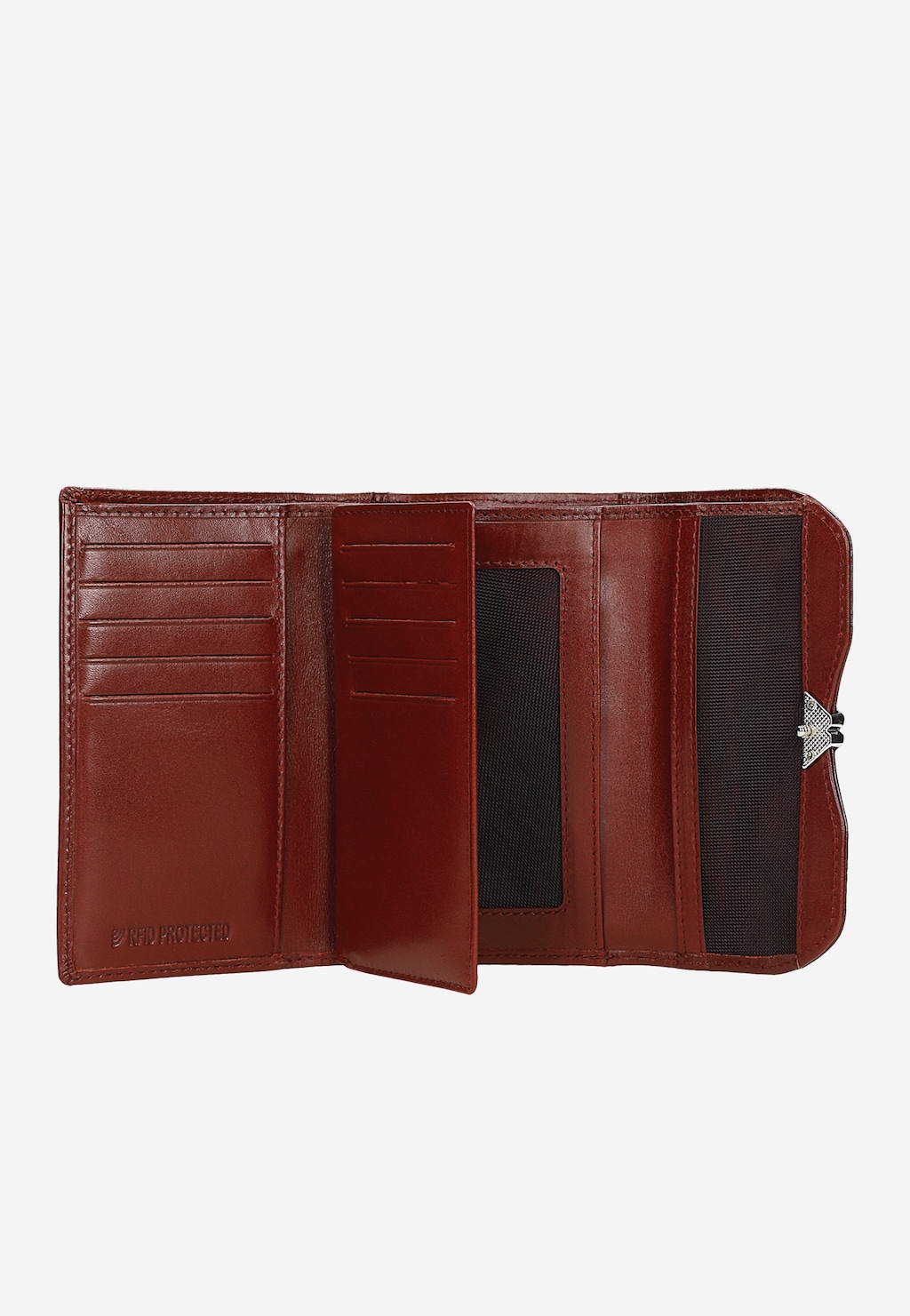 Červená dámská kožená peněženka 91095-55 Widok 6