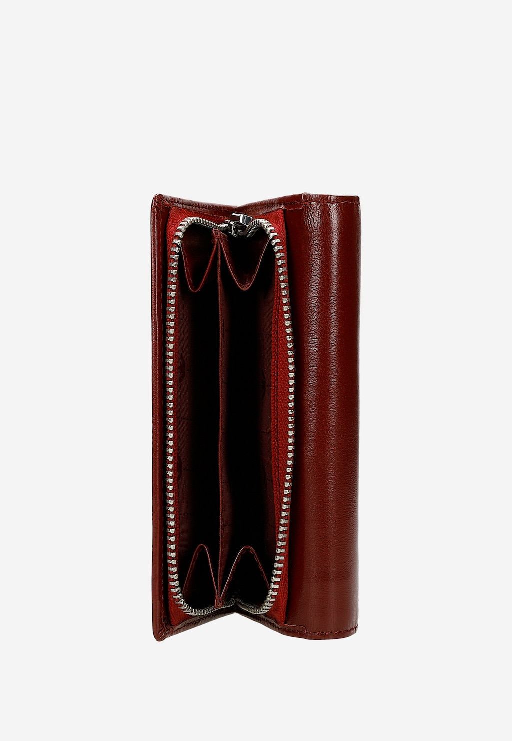 Červená dámská kožená peněženka 91095-55 Widok 7