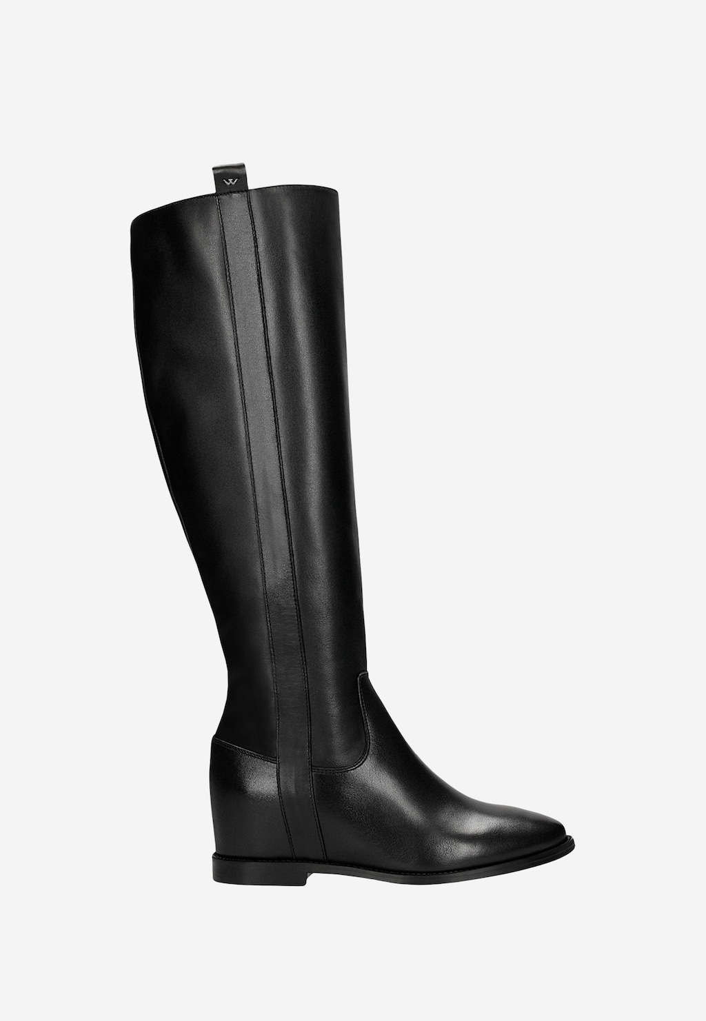 Dámské kožené kotníkové boty se skrytým podpatkem 71060-51 Widok 2