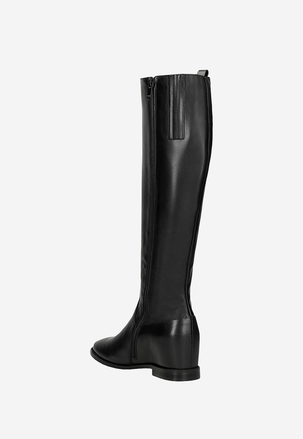 Dámské kožené kotníkové boty se skrytým podpatkem 71060-51 Widok 4