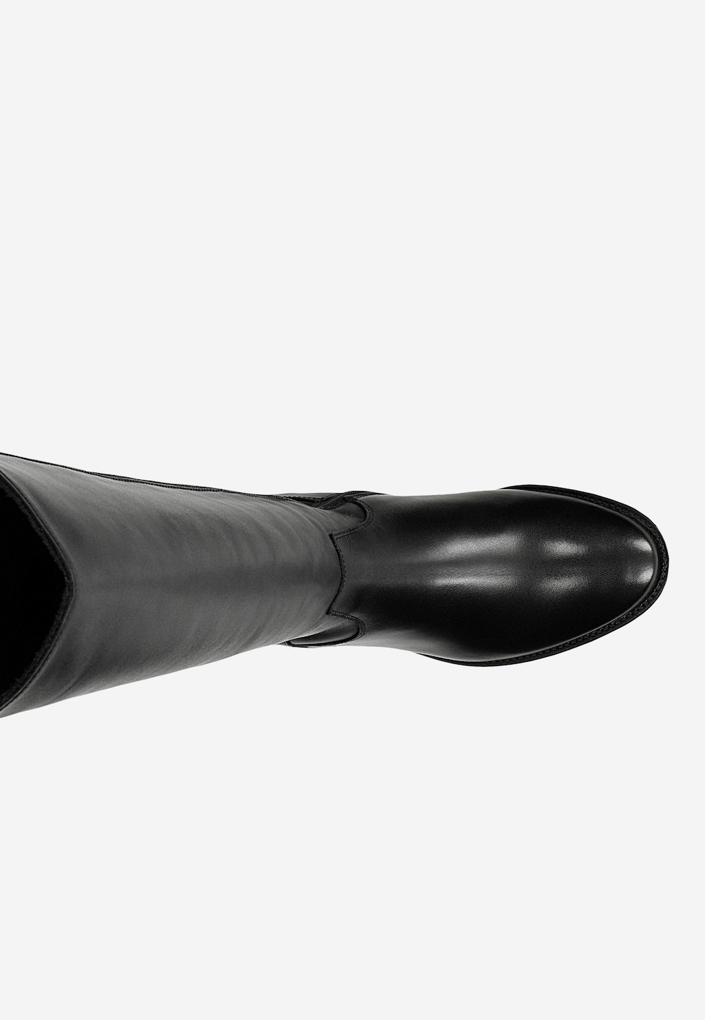 Dámské kožené kotníkové boty se skrytým podpatkem 71060-51 Widok 5