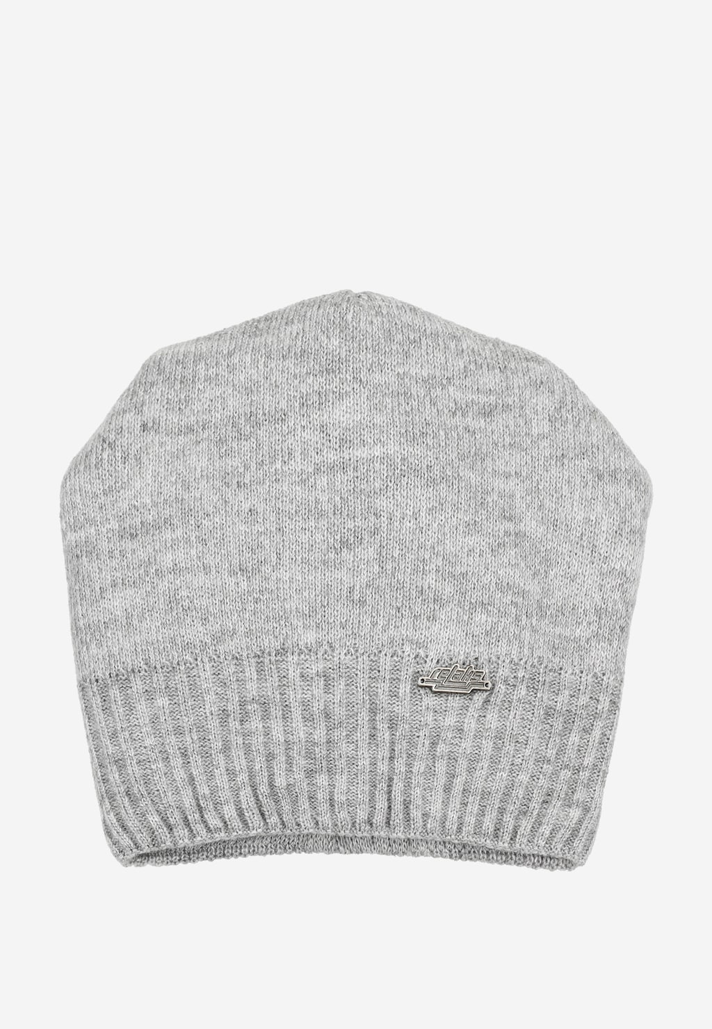 Trendy pletená popelavá zimní dámská čepice RELAKS R96027-80 Widok 3